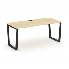 Style Project Direct Стол письменный SN-6T2.SR-014.M Акация Лорка/Металл Черный/Заглушка Металл Черн