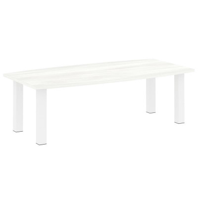 Yalta Стол переговорный LT.SP-2 Снежная Патина/Металл Белый 2400*1200*750