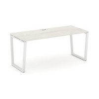 Style Project Direct Стол письменный SN-6T2.SR-016.M Дуб Наварра/Металл Белый/Заглушка Металл Белый