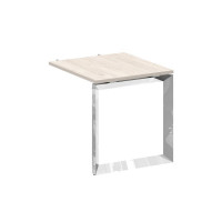 Onix Direct Lux Брифинг-приставка О-обр. м/к M-O.MO-BR-7 Денвер Светлый/Нержавеющая Сталь/Хром 780*7