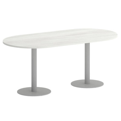 Yalta Стол овальный LT.SPRG-3 Снежная Патина/Металл Серый 1800*900*750