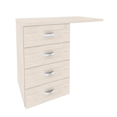 Onix Direct Тумба приставная (универсальная л/пр) O.TPU-4 Денвер Светлый 842*460*750