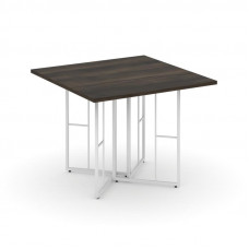 Rift Direct Стол переговорный RF.SPRG-001 Дуб Мали/Металл Белый 980*980*750