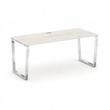 Style Project Direct Lux Стол письменный M-SN-6T2.SR-014.M Дуб Наварра/Нержавеющая Сталь/Хром 1580*7