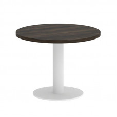 Onix Direct Стол журнальный круглый O.SJ-1 Дуб Мали/Металл Белый 600*600*450