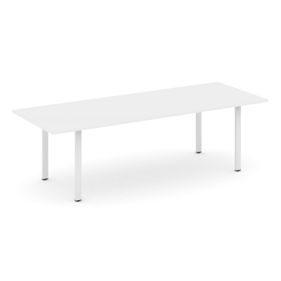 Style Project Direct Стол переговорный SN-6P.SPRG-258.3 Белый/Металл Белый 2580*980*750