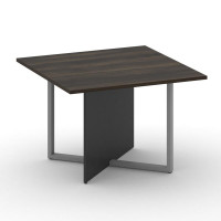 Шифт Стол переговорный, квадратный SK.SP-KV-110-1.P Дуб Мали/Антрацит NEW/Металл Серый 1100*1100*753