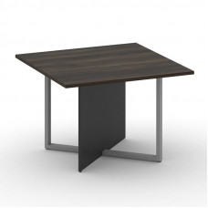 Стол переговорный, квадратный Шифт 1100*1100*753 SK.SP-KV-110-1.P Дуб Мали/Антрацит NEW/Металл Серый