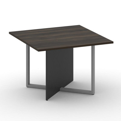 Шифт Стол переговорный, квадратный SK.SP-KV-110-1.P Дуб Мали/Антрацит NEW/Металл Серый 1100*1100*753