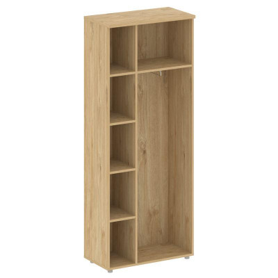 Шифт Гардероб широкий SK.GB-4 Тиквуд Светлый/Белый Бриллиант 800*420*1977