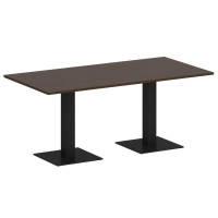 First Стол прямоугольный KSPRG-4 Венге Цаво/Металл Черный 1800*900*750