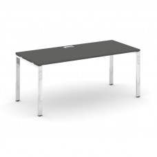 Style Project Direct Lux Стол письменный M-SN-6P.SR-023.M Антрацит/Нержавеющая Сталь/Хром 1380*800*7