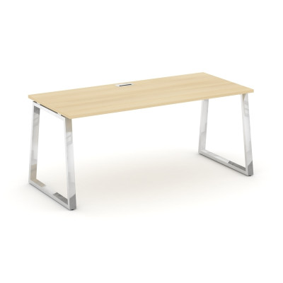 Style Project Direct Lux Стол письменный M-SN-6T1.SR-025.M Акация Лорка/Нержавеющая Сталь/Хром 1780*