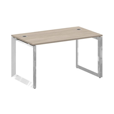 Onix Direct Lux Стол руководителя О-обр. м/к M-O.MO-SRR-3.8 Дуб Аттик/Нержавеющая Сталь/Хром 1380*80