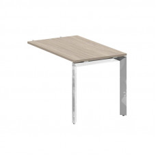 Onix Direct Lux Брифинг-приставка П-обр. м/к M-O.MP-BR-11 Дуб Аттик/Нержавеющая Сталь/Хром 1180*720*