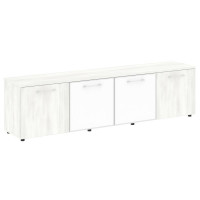 Yalta Тумба модульная LT.TS-4.5 white Снежная Патина/Стекло White 2188*450*580