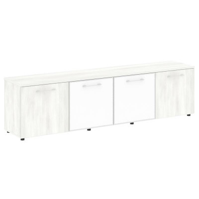 Yalta Тумба модульная LT.TS-4.5 white Снежная Патина/Стекло White 2188*450*580