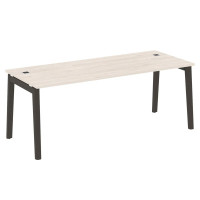 Onix Wood Direct Стол руководителя OW.SRR-6.8 Денвер Светлый/Дуб Темный/Металл Антрацит 1980*800*750