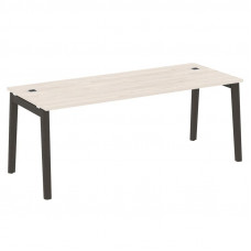 Onix Wood Direct Стол руководителя OW.SRR-6.8 Денвер Светлый/Дуб Темный/Металл Антрацит 1980*800*750