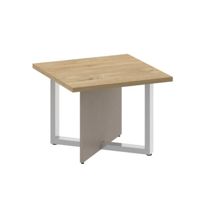 Шифт Стол журнальный, квадратный SK.SG-KV-60 Тиквуд Светлый/Капучино 600*600*450