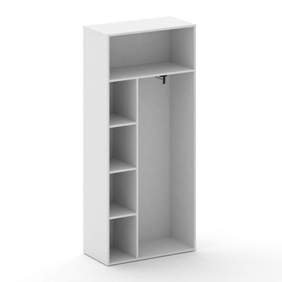 Fresco Гардероб широкий правый FRU.GB-201 (R) Белый Бриллиант UM 896*460*2000