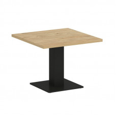 Onix Direct Стол журнальный квадратный O.SJ-2 Тиквуд Светлый/Металл Черный 600*600*450