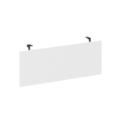 Шифт Царга для стола с греденцией/тумбой SK.CGT-180.P Белый Бриллиант/Металл Черный 1100*18*400