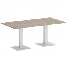 Onix Direct Стол прямоугольный O.SPRG-4 Дуб Аттик/Металл Белый 1800*900*750
