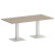 Onix Direct Стол прямоугольный O.SPRG-4 Дуб Аттик/Металл Белый 1800*900*750