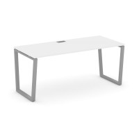Style Project Direct Стол письменный SN-6T2.SR-023.M Белый/Металл Серый/Заглушка Металл Серый 1380*8