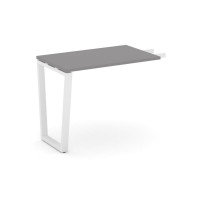 Стайл Проджект Брифинг приставка SN-6T2.BR-003 Серый Пепел/Металл Белый 980*600*750