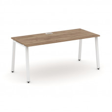 Style Project Direct Стол письменный SN-6A.SR-013.M Дуб Табак/Металл Белый/Заглушка Металл Белый 138