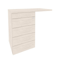 Onix Direct Тумба приставная (TIP-ON) (универсальная л/пр) O.TPU-4 TIP Денвер Светлый 842*460*750