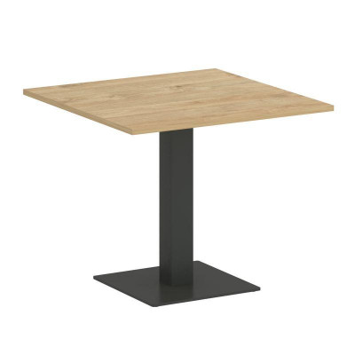 Onix Direct Стол квадратный O.SPRG-2 Тиквуд Светлый/Металл Антрацит 900*900*750