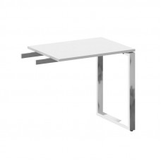 Metal System Direct Брифинг-приставка БО.ПР-2 Белый/Нержавеющая Сталь 800*600*750