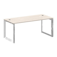 Onix Direct Lux Стол руководителя О-обр. м/к M-O.MO-SRR-5.8 Денвер Светлый/Нержавеющая Сталь/Хром 17