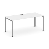 Style Project Direct Стол письменный SN-6P.SR-014.M Белый/Металл Серый/Заглушка Металл Серый 1580*70