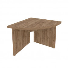 First Угловой модуль переговорного стола левый KPR-4 (L) Дуб Табак 900*900*765