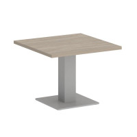 Onix Direct Стол журнальный квадратный O.SJ-2 Дуб Аттик/Металл Серый 600*600*450