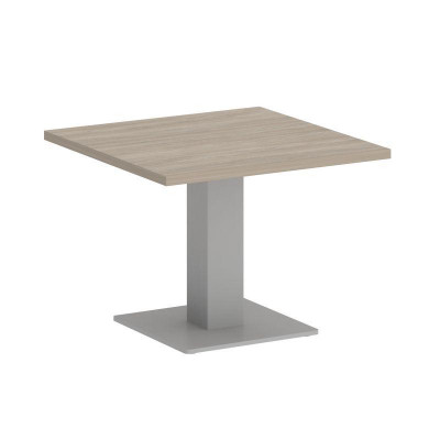 Onix Direct Стол журнальный квадратный O.SJ-2 Дуб Аттик/Металл Серый 600*600*450