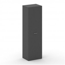 Шкаф офисный средний высокий универсальный Фреско 600*460*2000 FRU.SM-101 Базальт UM