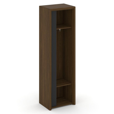 Corner Гардероб узкий COR.GB-1 (R) Орех Лоренцо/Графит 600*450*2000