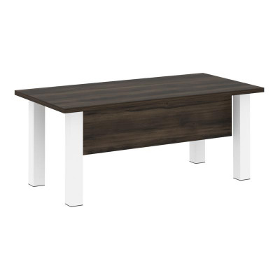 Yalta Стол руководителя LT.D-18.1 Дуб Мали/Металл Белый 1800*900*750