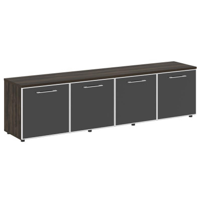 Yalta Тумба модульная LT.TS-4.6 black Дуб Мали/Стекло Black 2188*450*580