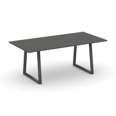Style Project Direct Стол переговорный SN-6T1.SPRG-198.3 Антрацит/Металл Антрацит 1980*980*750