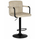 Стул барный DOBRIN KRUGER ARM BLACK (бежевый вельвет (LAR-E2041-04)) - купить в Екатеринбурге, в наличии