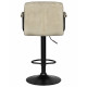 Стул барный DOBRIN KRUGER ARM BLACK (бежевый вельвет (LAR-E2041-04)) - купить в Екатеринбурге, в наличии