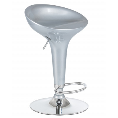 Стул барный DOBRIN BOMBA (серебряный металлик) - купить в Екатеринбурге, в наличии