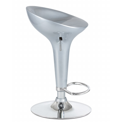 Стул барный DOBRIN BOMBA (серебряный металлик) - купить в Екатеринбурге, в наличии