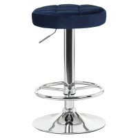 Табурет барный DOBRIN BRUNO (синий велюр (MJ9-117))